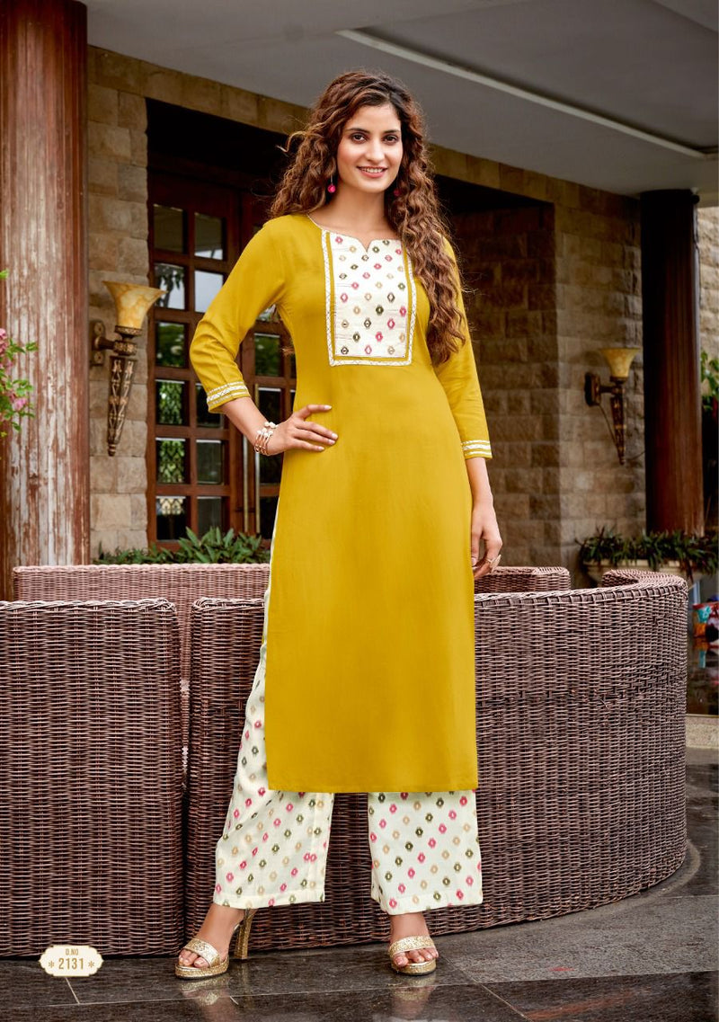 Mittoo Panghat Vol 20 Heavy Chinon Embroiderd Handwork Casual Kurti