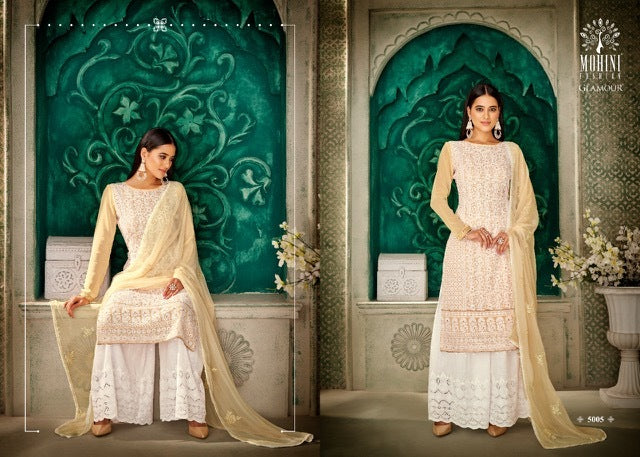 Mohini Fashion Glamour Pure Viscose Georgette Lakhnavi Work Suits