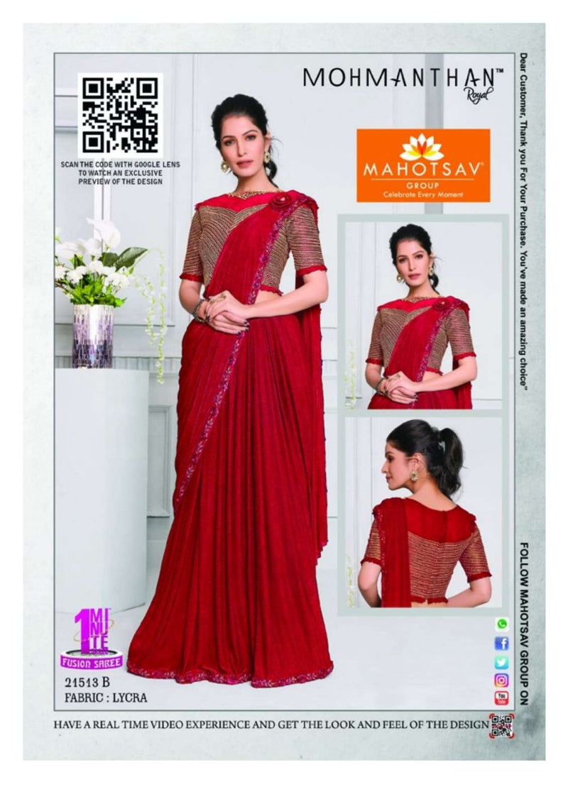Mohmanthan Izzara By Mahotsav Fancy Designer Casual Wear Attractive Look Fancy Sarees