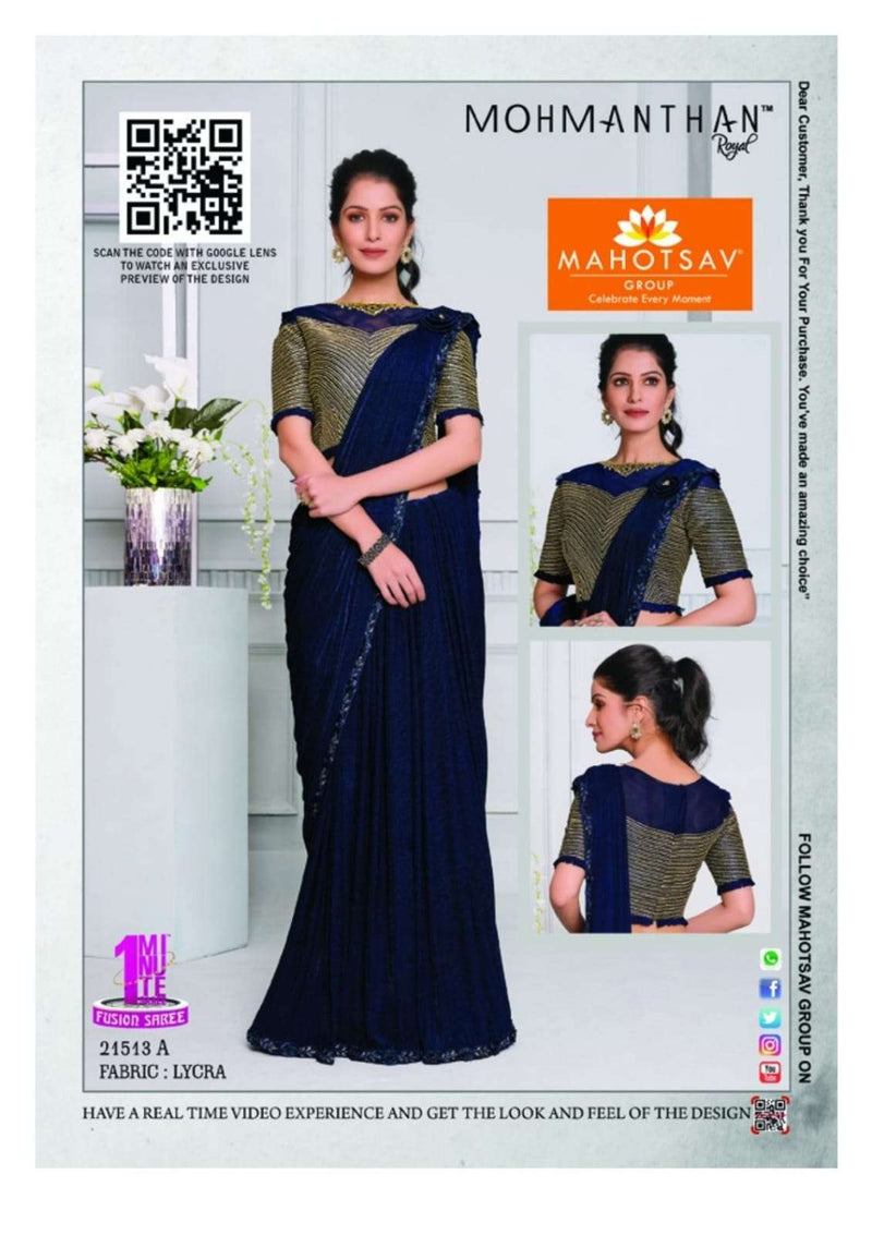 Mohmanthan Izzara By Mahotsav Fancy Designer Casual Wear Attractive Look Fancy Sarees