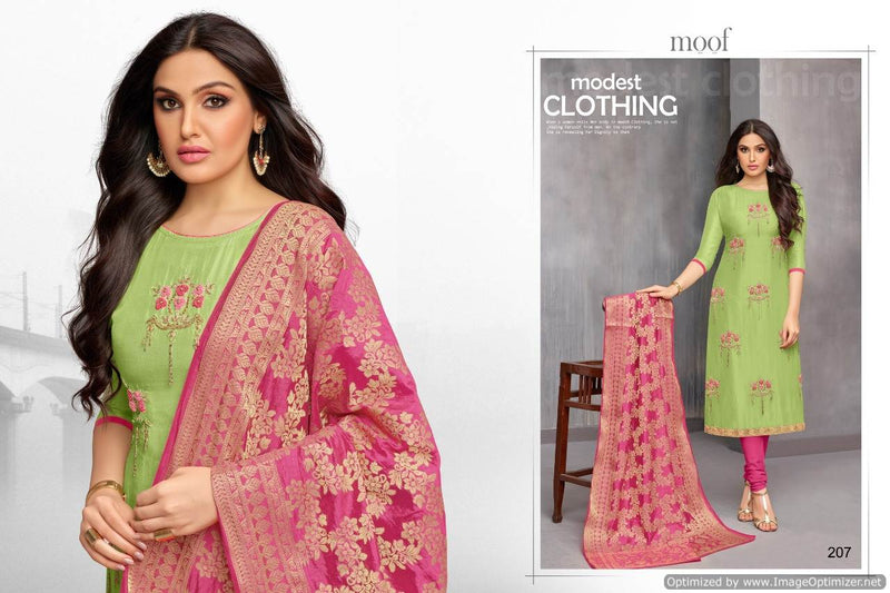 Moof Vol 9 Maslin Cotton Heavy Banarasi Casual Wear Salwar Suit