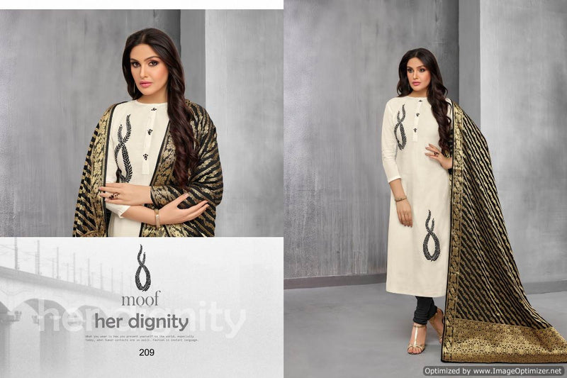 Moof Vol 9 Maslin Cotton Heavy Banarasi Casual Wear Salwar Suit
