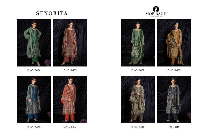 Mor Badh Senorita Velvet Digital Print Fancy Salwar Suit