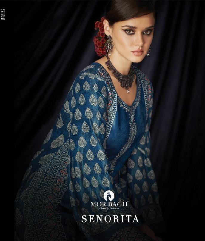 Mor Badh Senorita Velvet Digital Print Fancy Salwar Suit
