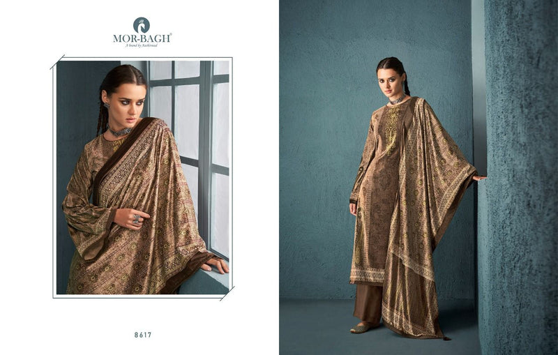 Mor Bagh Mehran Velvet Digital Print Pure Viscose Pashmina Salwar Suit