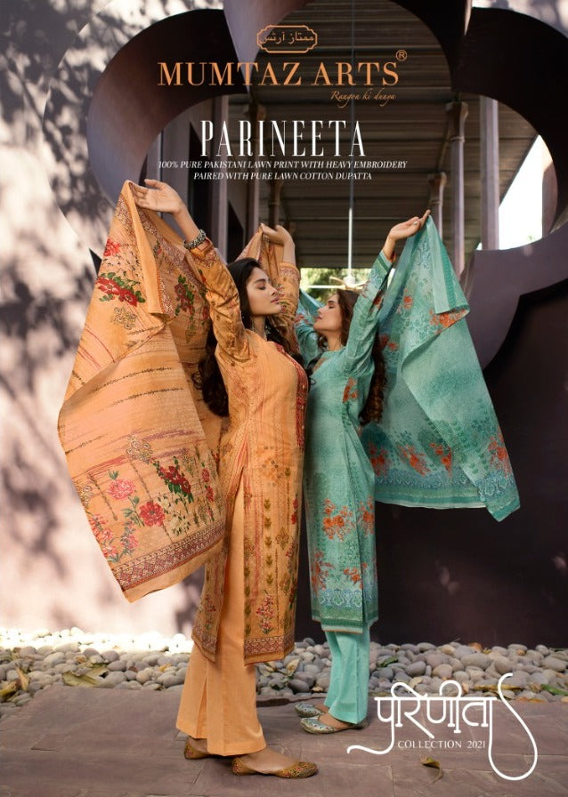 Mumtaj Arts Parineeta Lawn Cotton Digital Print Kurti