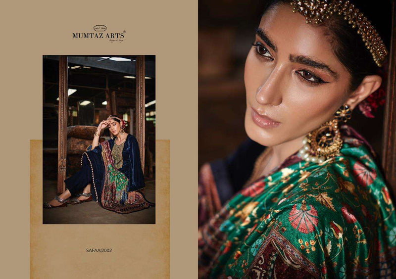 Mumtaz Art Safaa Vol 1 Pure Velvet Superior Quality Salwar Kameez
