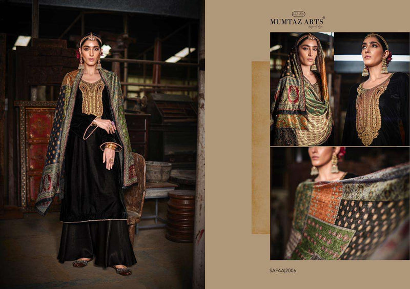Mumtaz Art Safaa Vol 1 Pure Velvet Superior Quality Salwar Kameez