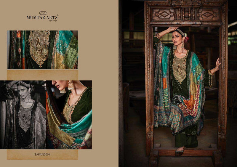 Mumtaz Art Safaa Vol 1 Pure Velvet Superior Quality Salwar Kameez