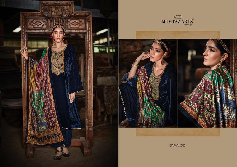 Mumtaz Art Safaa Vol 1 Pure Velvet Superior Quality Salwar Kameez