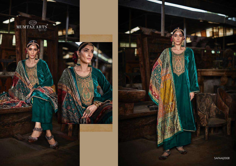 Mumtaz Art Safaa Vol 1 Pure Velvet Superior Quality Salwar Kameez