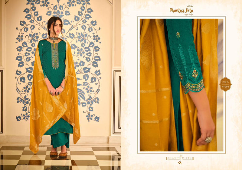 Mumtaz Arts Jashn Premium Quality Silk Fabric Designer Wear Salwar Suit