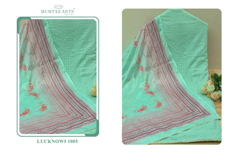Mumtaz Arts Launch Lucknowi Georgette With lucknowi Embroidery Work Wedding Wear Salwar Suits
