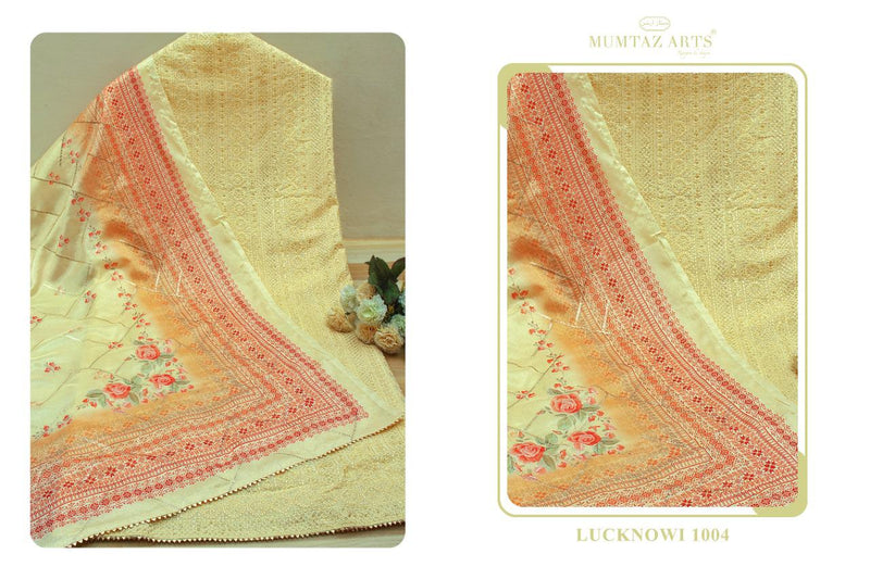 Mumtaz Arts Launch Lucknowi Georgette With lucknowi Embroidery Work Wedding Wear Salwar Suits