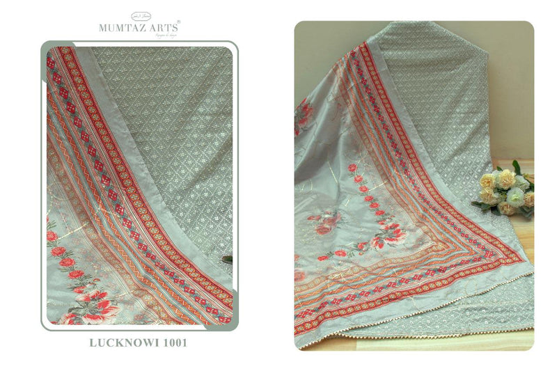 Mumtaz Arts Launch Lucknowi Georgette With lucknowi Embroidery Work Wedding Wear Salwar Suits