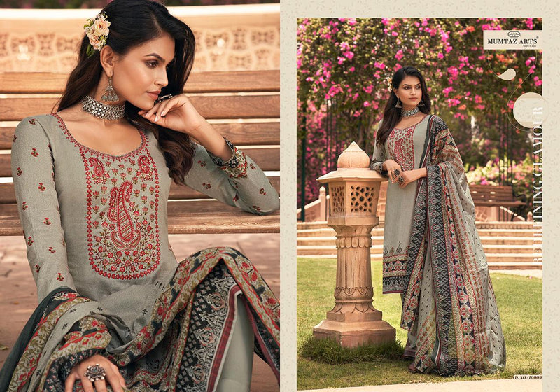 Mumtaz Arts Megh Malhar Pure Lawn Cotton Digital Print Heavy Embroidery Work Salwar Kameez