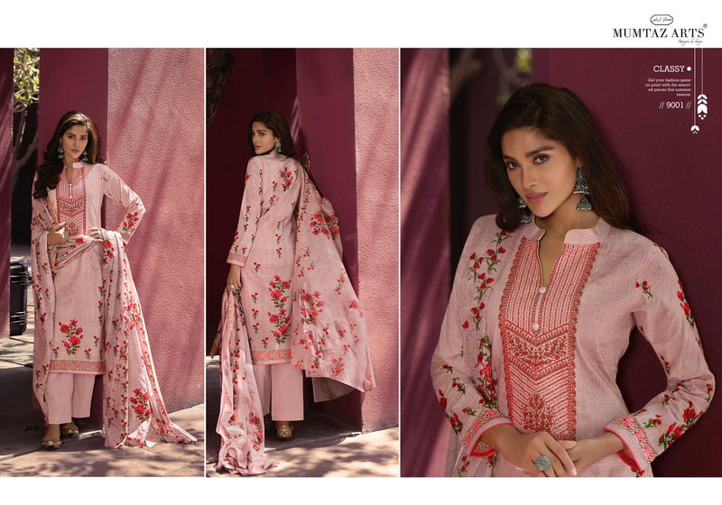 Mumtaz Arts Parineeta Edition Pure Lawn Digital Print With Heavy Embroidery Work Salwar Kameez