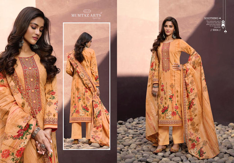 Mumtaz Arts Parineeta Edition Pure Lawn Digital Print With Heavy Embroidery Work Salwar Kameez