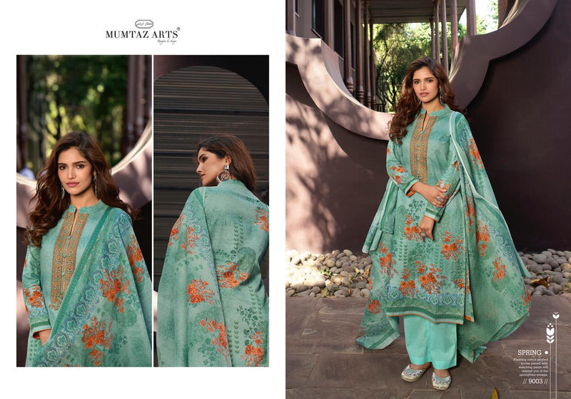 Mumtaz Arts Parineeta Edition Pure Lawn Digital Print With Heavy Embroidery Work Salwar Kameez
