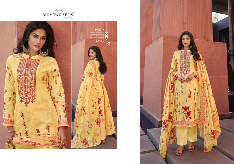 Mumtaz Arts Parineeta Edition Pure Lawn Digital Print With Heavy Embroidery Work Salwar Kameez