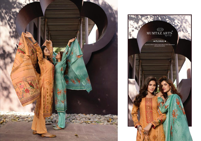 Mumtaz Arts Parineeta Edition Pure Lawn Digital Print With Heavy Embroidery Work Salwar Kameez