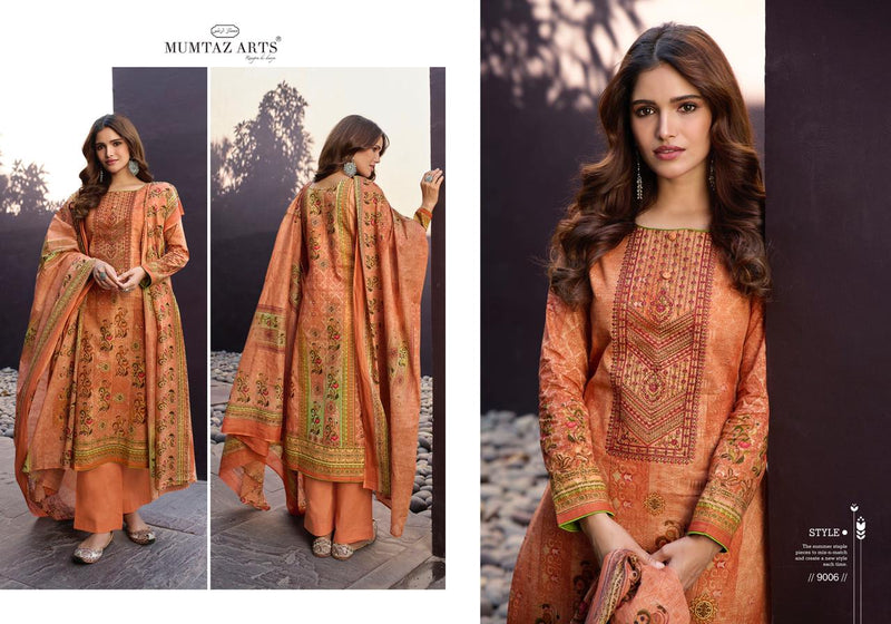 Mumtaz Arts Parineeta Edition Pure Lawn Digital Print With Heavy Embroidery Work Salwar Kameez