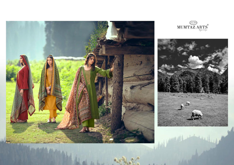 Mumtaz Arts Patola Pure Jam Satin Exclusive Embroidery Work Salwar Kameez