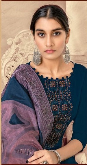 Surya Jyoti Naadirah Vol 2 Jam Satin With Fancy Embroidery Work Stylish Designer Casual Wear Salwar Kameez