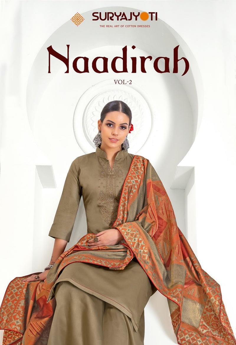 Suryajyoti Naadirah Vol 3 Jam Satin With Beautiful Work Stylish Designer Casual Look Salwar Kameez