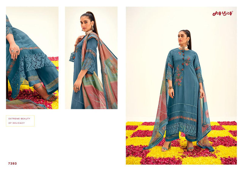 Jay Vijay Naazira Organza Fancy Embroidery Work Stylish Designer Festive Wear Salwar Kameez