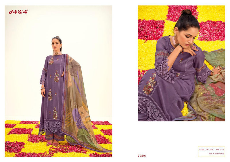 Jay Vijay Naazira Organza Fancy Embroidery Work Stylish Designer Festive Wear Salwar Kameez