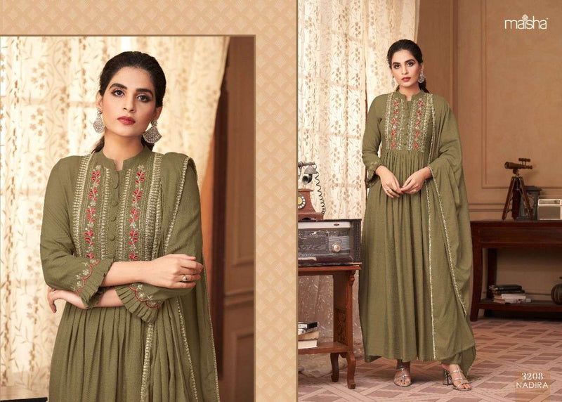 Maskeenji Nadira Viscose Rayon Beautiful  Designer Party Wear Kurtis