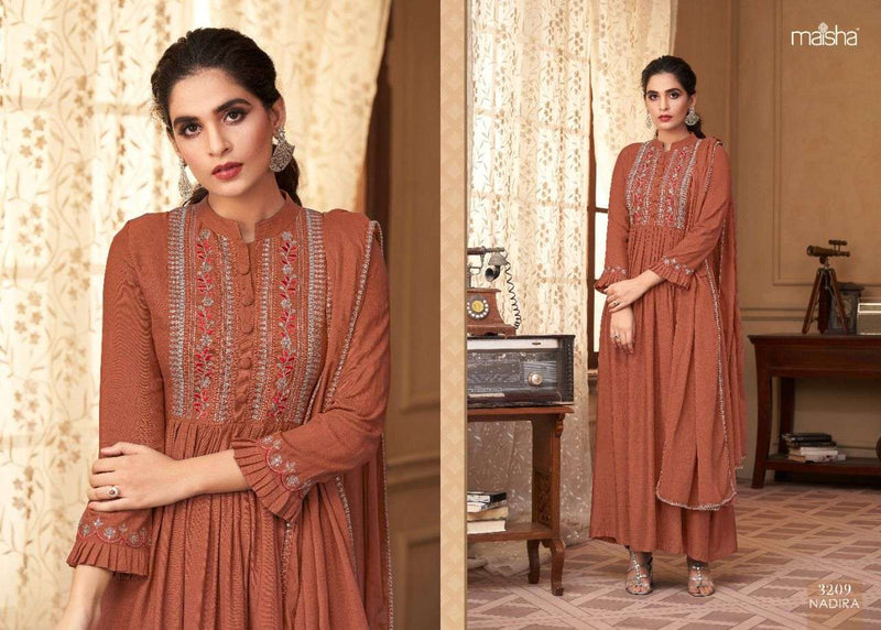 Maskeenji Nadira Viscose Rayon Beautiful  Designer Party Wear Kurtis