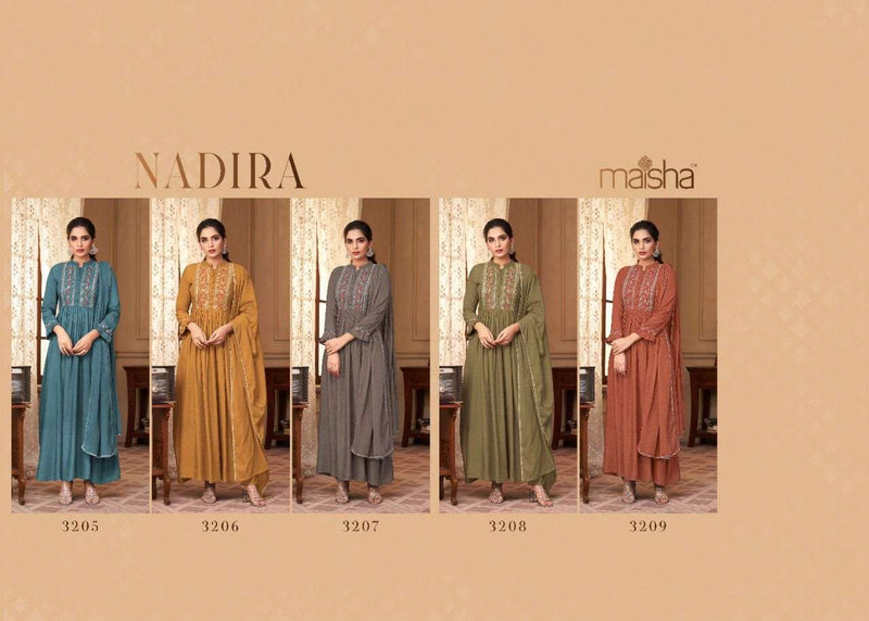 Maskeenji Nadira Viscose Rayon Beautiful  Designer Party Wear Kurtis