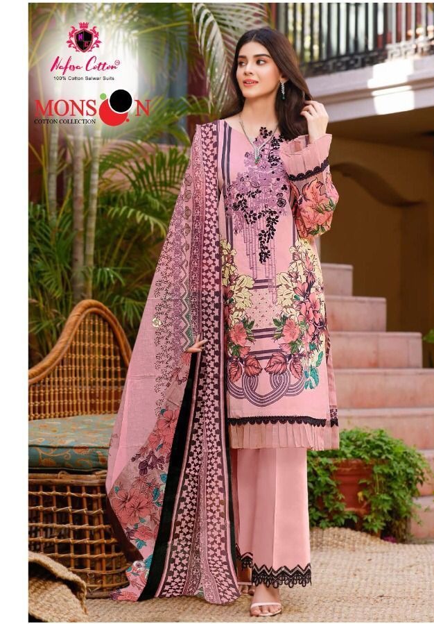 Nafisa Cotton Monsoon Vol 6 Printed  Stylish Designer Salwar Suit