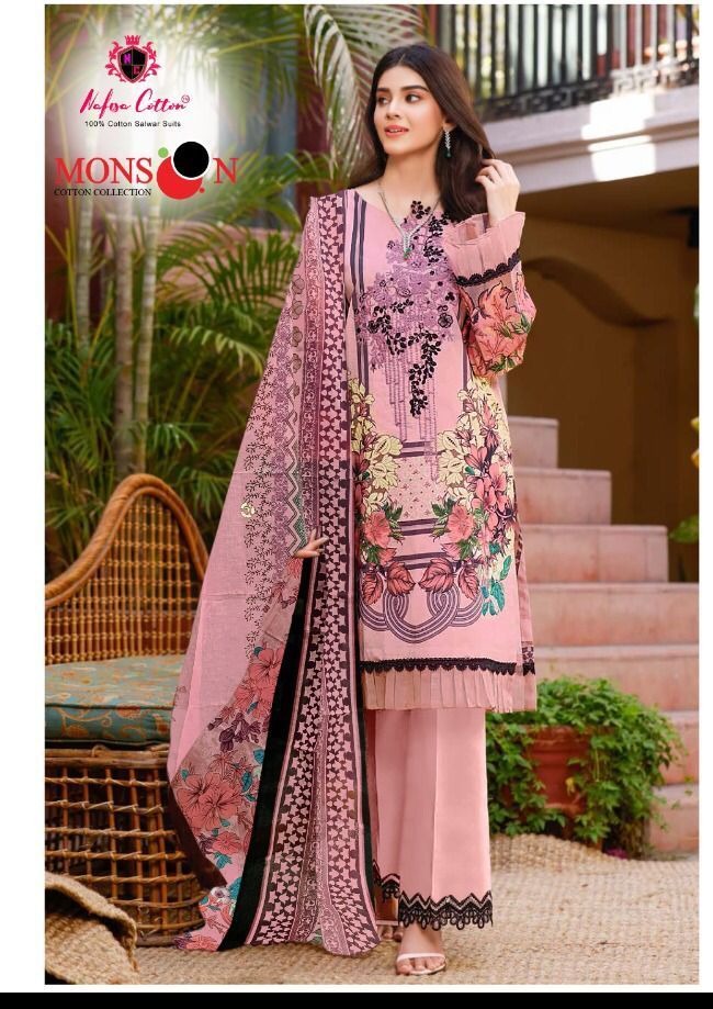 Nafisa Cotton Monsoon Vol 6 Cotton Printed Casualwear Salwar Suit