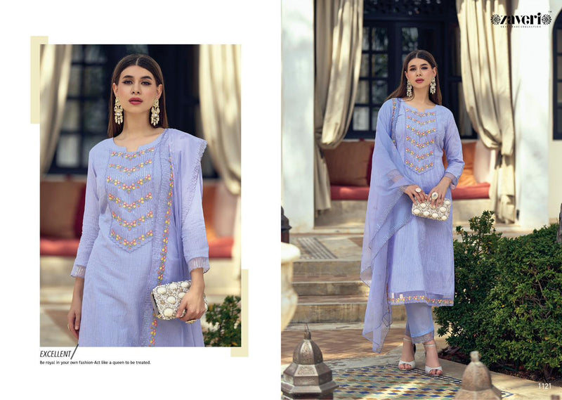 Zaveri Women Beauty Nagma Pure Cotton With Fancy Embroidery Work Partywear Designer Kurti