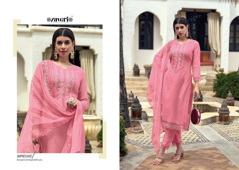 Zaveri Women Beauty Nagma Pure Cotton With Fancy Embroidery Work Partywear Designer Kurti
