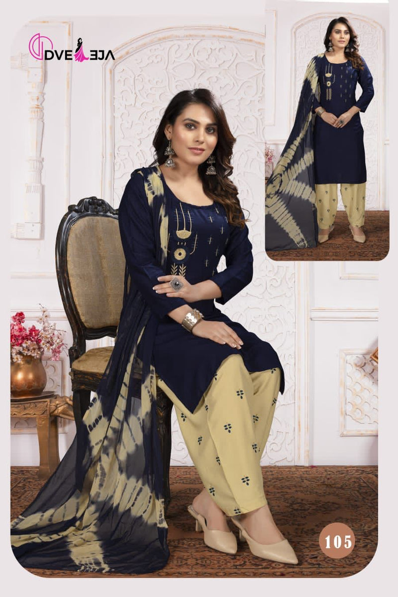 Dveeja Nagma Dno 1001 To 1006 Vol 2 Rayon Party Wear Stylish Designer Casual Look Kurti