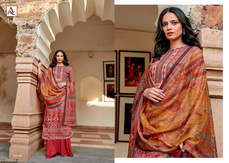 Alok Suits Nagmaa  Jam Cotton Causal Wear Salwar Suit