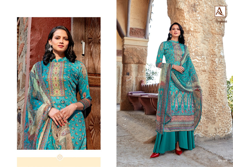 Alok Suits Nagmaa  Jam Cotton Causal Wear Salwar Suit