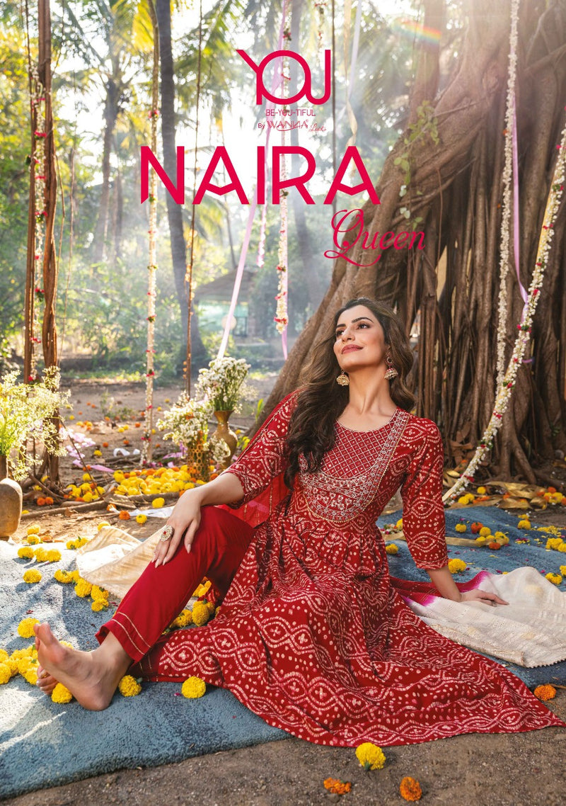 Wanna Naira Queen Rayon With Beautiful Work Stylish Designer Party Wear Fancy Attractive Look Fancy Kurti
