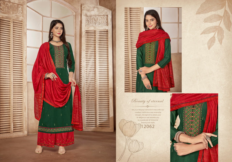 Panch Ratna Nakhrali Parmpara Silk With Heavy Embroidery Work Stylish Designer Festive Wear Salwar Kameez