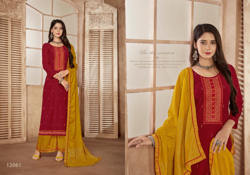 Panch Ratna Nakhrali Parmpara Silk With Heavy Embroidery Work Stylish Designer Festive Wear Salwar Kameez
