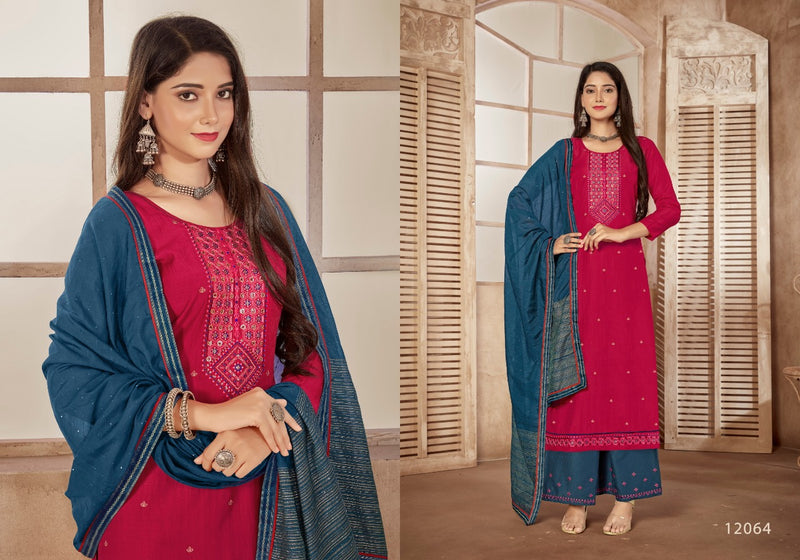 Panch Ratna Nakhrali Parmpara Silk With Heavy Embroidery Work Stylish Designer Festive Wear Salwar Kameez