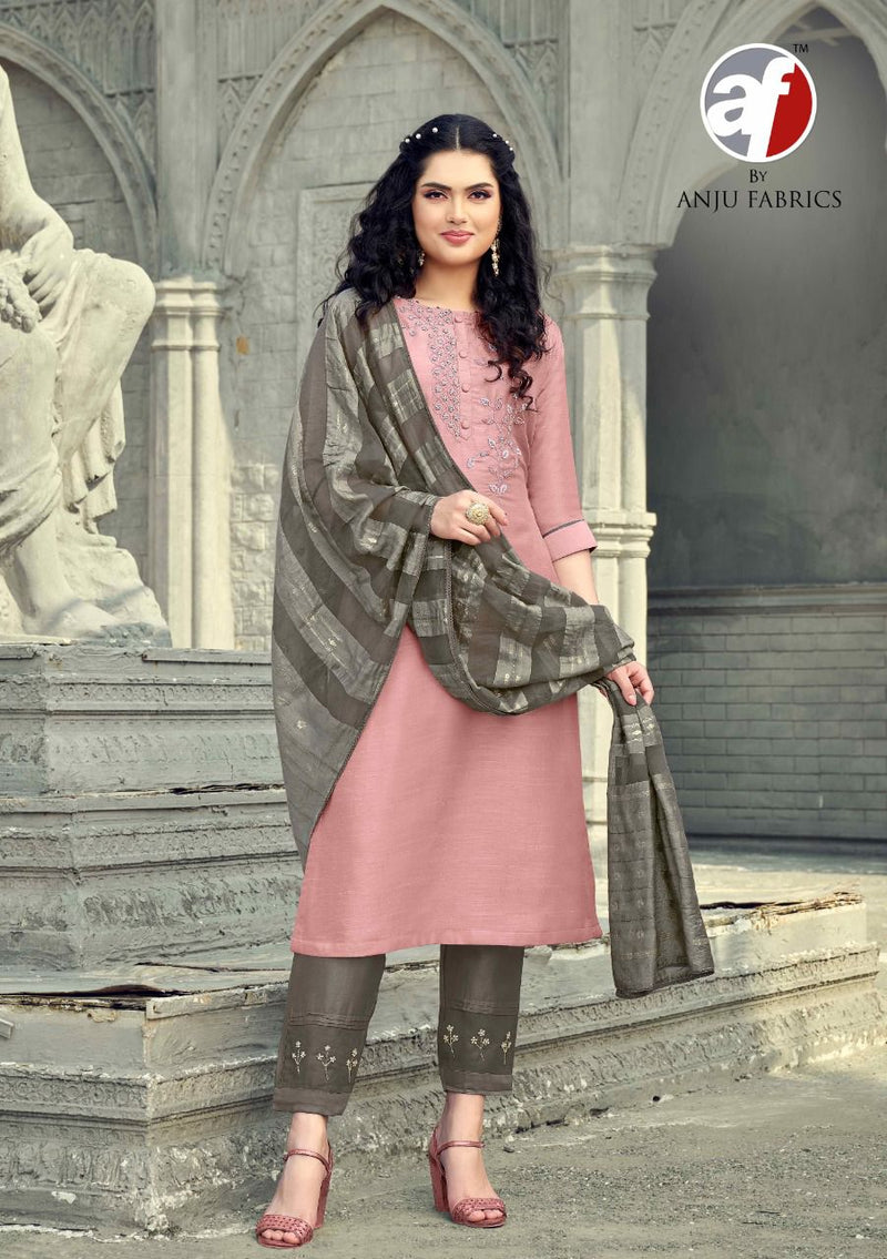 Anju Fabrics Nakhrali Vol 2 Bamber Silk Fancy Festive Wear Kurtis With Bottom