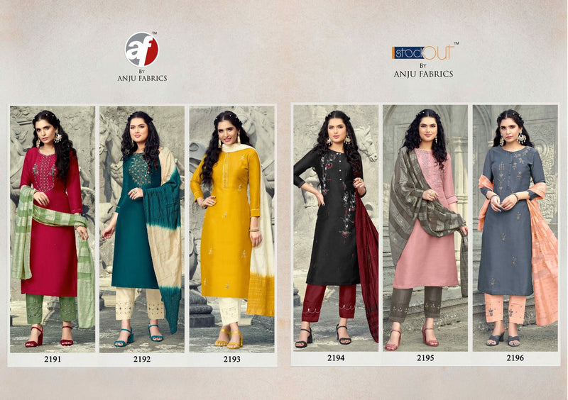 Anju Fabrics Nakhrali Vol 2 Bamber Silk Fancy Festive Wear Kurtis With Bottom