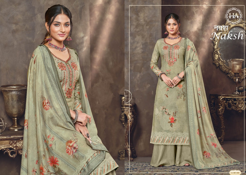 Harshit Fashion Hub Naksh Pure Cambric Digital Print With Embroidery Work Salwar Suit