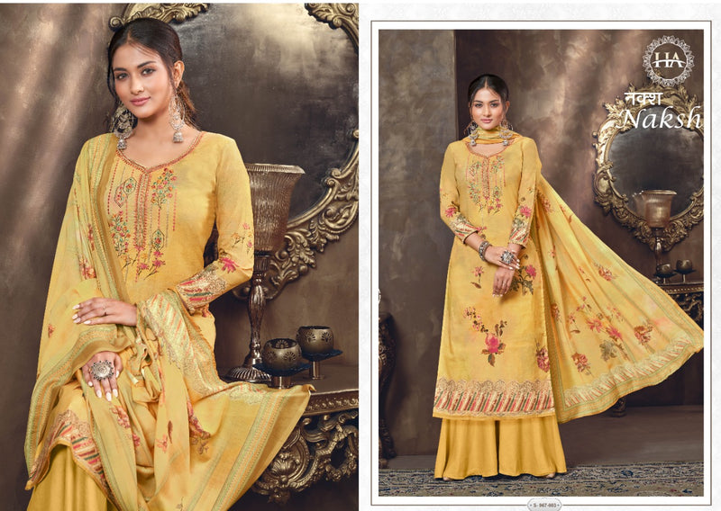 Harshit Fashion Hub Naksh Pure Cambric Digital Print With Embroidery Work Salwar Suit
