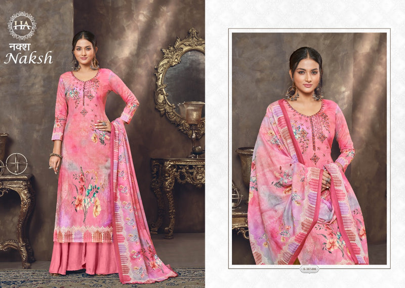 Harshit Fashion Hub Naksh Pure Cambric Digital Print With Embroidery Work Salwar Suit